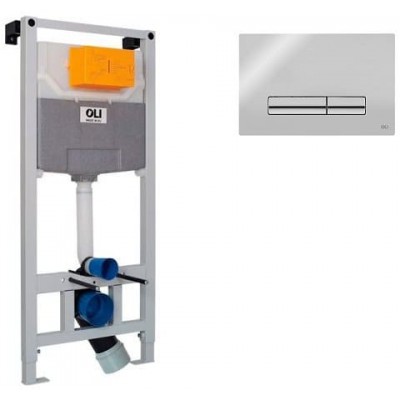 Инсталляция для унитаза Oli 120 099949 с клавишей Glam